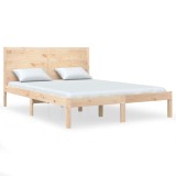 Cumpara ieftin Cadru de pat fara saltea, 160x200 cm, lemn masiv pin
