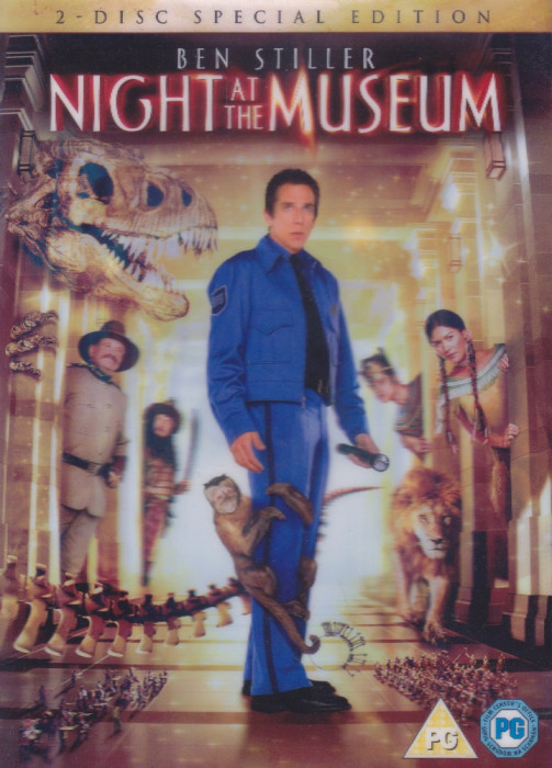 DVD : Night at the Museum (original, cu Ben Stiller ,al doilea DVD cu bonusuri )