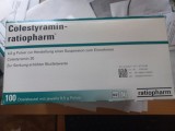 Detin 150 plicuri Colestiramina 4 g, recent achizitionata, ideala pentru probleme gastrointestinale, diaree, dureri abdominale. Acizi biliari crescuti