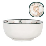 Cumpara ieftin Set 2 boluri ceramica multicolora Ren 10x10x5 cm, 125 ml