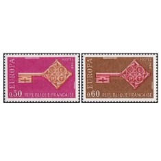 Franta 1968 - Europa, serie neuzata