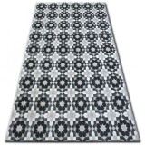 Covor Lisabona 27206/356 Flori gri, 80x150 cm
