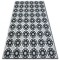 Covor Lisabona 27206/356 Flori gri, 80x150 cm