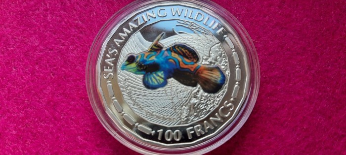 BURUNDI 100 FRANCS REPLICA PESTE