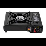 Aragaz portabil camping, aprindere automata, negru