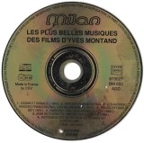 Various - Les Plus Belles Musiques Des Films De Yves Montand, CD Compilatie, Milan, Fara Coperti