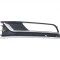 Grila bara fata VW Passat (B7 (36)), 11.2010-2015, Stanga, 3AA854661B9B9, 95D127-5 cu locas pentru proiectoare, 3 insertii crom, grunduit langa proie