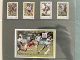 Maldive - serie timbre fotbal campionatul mondial 1994 SUA nestampilate MNH, Nestampilat