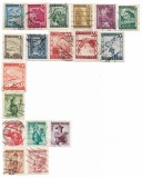 Austria - Marci diverse (20 buc.), 1945-1959 - valori obliterate