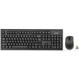 Cumpara ieftin A4TECH 7100N , Kit tastatura wireless 104 taste + mouse wireless 1000 DPI, negru, 2.4 GHz