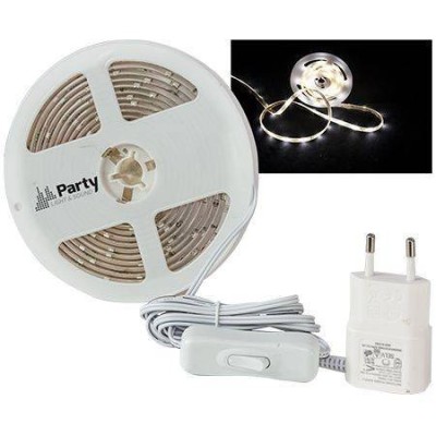 Banda LED 3m 4000K alb neutru cu alimentator foto