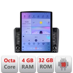 Navigatie Audi A3 8P G-049 ecran tip TESLA 9.7&quot; cu Android Radio Bluetooth Internet GPS WIFI 4+32GB DSP 4G Octa Core CarStore Technology