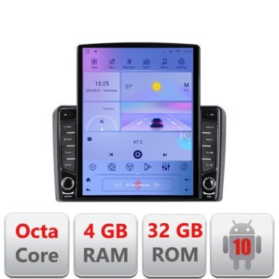 Navigatie Audi A3 8P G-049 ecran tip TESLA 9.7&amp;quot; cu Android Radio Bluetooth Internet GPS WIFI 4+32GB DSP 4G Octa Core CarStore Technology foto