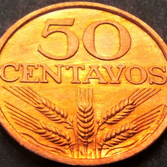 Moneda 50 CENTAVOS - PORTUGALIA, anul 1979 *cod 631 B = A.UNC