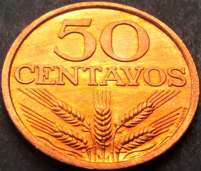 Moneda 50 CENTAVOS - PORTUGALIA, anul 1979 *cod 631 B = A.UNC