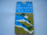 Altfel despre sport - Mircea Radu Iacoban