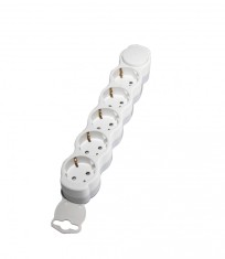 Prelungitor cu protectie pentru copii - 1.5 m lungime - 5 prize - buton on/off