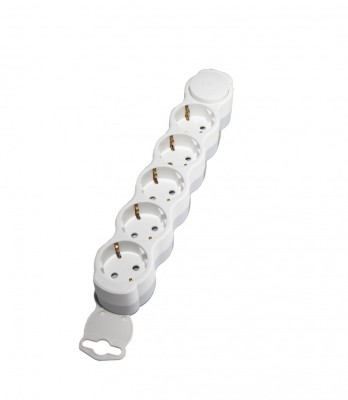 Prelungitor cu protectie pentru copii - 1.5 m lungime - 5 prize - buton on/off foto