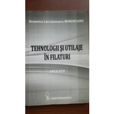 Tehnologii si utilaje in filaturi-Demetra Lacramioara Bordeianu