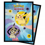 UP - Pikachu &amp; Mimikyu Deck Protectors for Pokemon (65 Sleeves)