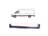 Prag MERCEDES SPRINTER, 07.2006-2018, VW CRAFTER (2E), 12.2005-04.2017, dreapta, KLOKKERHOLM, metal 1, 5mm, galvanizat; sub usa culisanta; lungime 15