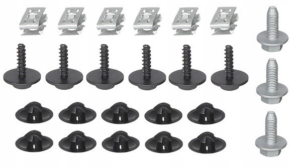 Set fixare scut motor Audi A3 (8v); Seat Leon (5f); Skoda Octavia III (5e); VW Golf VII (5k), Passat (B6 (3c)), Passat (B8), Passat Cc (357), Sharan