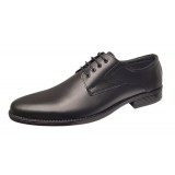 Pantofi barbati eleganti din piele naturala de culoare neagra Zidan 819