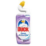 Dezinfectant WC DUCK, Deep Action Gel, Lavanda, 750 ml, Dezinfectant WC Gel, Dezinfectant WC Lichid, Lichid Curatare WC Duck Lavender, Duck WC Lavende