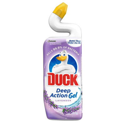 Dezinfectant WC DUCK, Deep Action Gel, Lavanda, 750 ml, Dezinfectant WC Gel, Dezinfectant WC Lichid, Lichid Curatare WC Duck Lavender, Duck WC Lavende foto