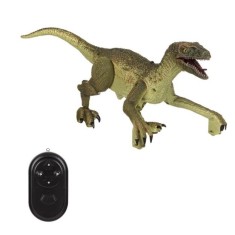 Robot dinozaur, cu telecomanda, lumina, scoate sunete, se misca, functioneaza cu baterii, detalii realiste, lungime 33 cm, ConceptSeller foto