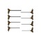 Set chei hexagonale cu maner, 8 piese Vorel 56649