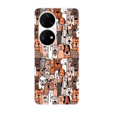 Husa compatibila cu Huawei Nova 8i model Cartoon pets, Silicon, TPU, Viceversa, Transparent, Carcasa