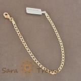 Bratara clasica cu zale rotunde placata cu aur Partisano - 20 cm