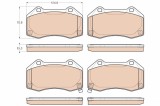 TRW GDB1979 set placute frana,frana disc