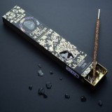 Betisoare parfumate lucrate manual premium cu cristale - Obsidian - Copal