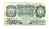 Bancnota Anglia 1 Pound KOP B39A (1934-1939), Circulata, Patata