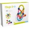 Set de constructie magnetic - Forme 3D (42 piese), Bufnitel