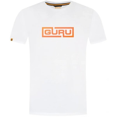 Tricou GURU Gradient Tee, White, Marime L foto