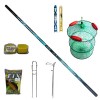 Set varga Pearlpole 7 m, juvelnic, suport rabatabil, 2 linii, pasta carlig si nada, Diamant Alb