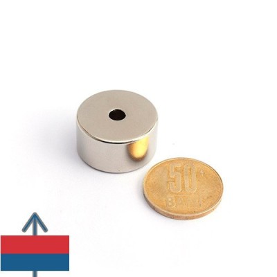 Magnet neodim inel 25 x 5 x 13 mm foto