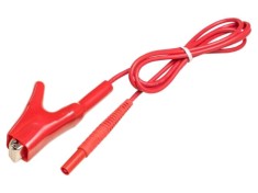 Cablu de măsurare mufă banană 4 mm cu clemă crocodil SONEL 1kV