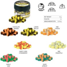 Wafters Carp Zoom Duo Dumbel, Lemon-Biscuit, 10-14mm, 15g foto