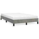 Cumpara ieftin Cadru de pat fara saltea, gri deschis, 120x200 cm, catifea