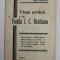 VIATA EROICA A LUI VINTILA I.C. BRATIANU de NICOLAE BOGDAN si ACHILE RADULESCU , 1934 , SUBLINIATA CU CREION COLORAT , PERFORATA IN DOUA LOCURI