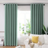 Cumpara ieftin Draperie din catifea blackout cu inele negre, Madison, 150x235 cm, densitate 700 g/ml, Opal, 1 buc