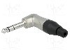 Conector jack, Jack 6,3mm, 3 contacte, tata, AMPHENOL - TS3RJ