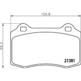 Placute frana Citroen DS3 (Sa), DS3 Cabriolet, Jaguar S-Type 2 (X200), XJ (X308), XK 8 Convertible (X100), Peugeot 208 1 (Ca), Seat Ibiza 2 (6k1), Vo, BREMBO