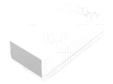 Carcasă ABS Gri Deschis IP54 80x150x45 mm