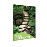 Tablou Fosforescent Canvas Mai Sus! 30x20 cm, Decoratiune Luminoasa Perete, Tablou Modern, Cadou Original Copii/Adulti
