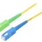 Patch cord fibră galben OS2 SC/APC - SC/UPC 0,5m LSZH